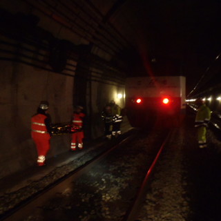 Fs Liguria, esercitazione di emergenza nella galleria “Capo Verde”
