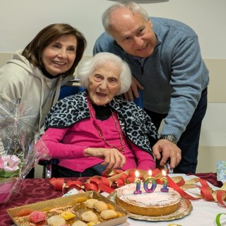 Plodio, Silvia Paglialunga compie 101 anni