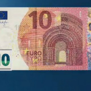 Domani in circolazione i nuovi 10 euro
