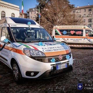 Foto tratte dalla pagina Facebook Croce Bianca Cairo Montenotte