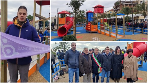A Pietra Ligure un parco giochi all'insegna dell'inclusività sociale (FOTO e VIDEO)