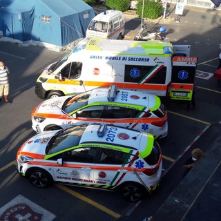 Da oggi in servizio ad Albenga tre nuovi veicoli per la Croce Bianca (FOTO e VIDEO)
