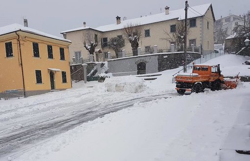Allerta meteo in Val Bormida, nella notte temperature sotto zero. A Bormida 70 cm di neve sulle alture
