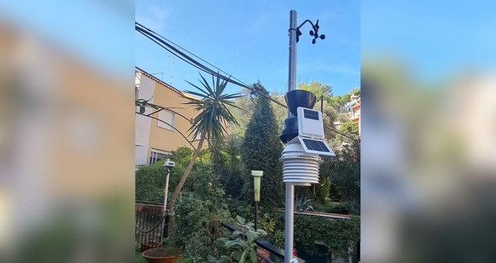 Laigueglia ha una nuova stazione meteorologica: è già in funzione Laigueglia ha una nuova stazione meteorologica: è già in funzione
