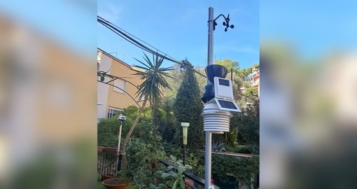 Laigueglia ha una nuova stazione meteorologica: è già in funzione Laigueglia ha una nuova stazione meteorologica: è già in funzione