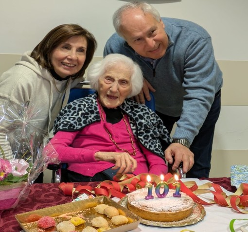 Plodio, Silvia Paglialunga compie 101 anni Plodio, Silvia Paglialunga compie 101 anni