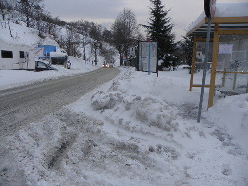 foto di un cittadino su condizione strade Cadibona