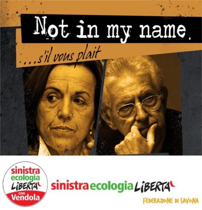Not in My Name – S’il vous plait Not in My Name – S’il vous plait