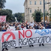 No al rigassificatore, corteo e fiaccolata per Savona: "Golar Tundra a Sv/Vado è pazzia" (FOTO E DIRETTA FACEBOOK)