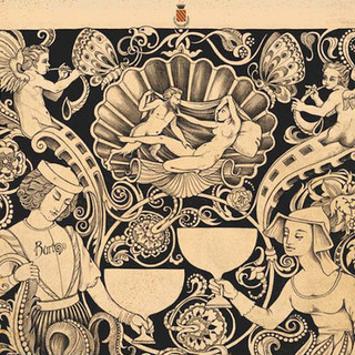 L'immagine realizzata dal "Studio Burton" di Finalborgo per "La Notte dei Tarocchi"