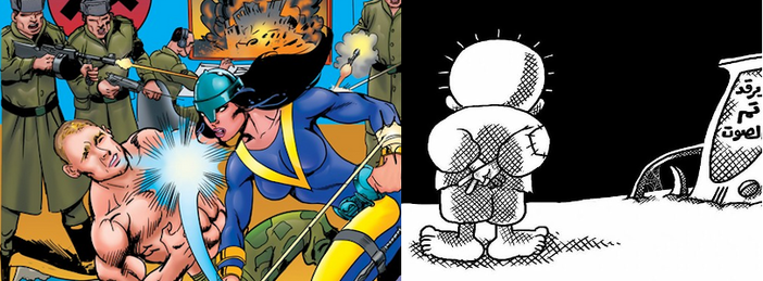 Captain Ukraine e Handala: quando i fumetti raccontano la guerra