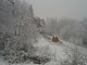 Arriva la neve in Valbormida, nevischia nel primo entroterra savonese. Allerta meteo fino a domani