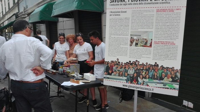 Notte bianca a Savona con "Giovani per la Scienza"