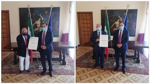 Savona, in Prefettura la cerimonia di consegna delle onorificenze &quot;Al Merito della Repubblica Italiana&quot;