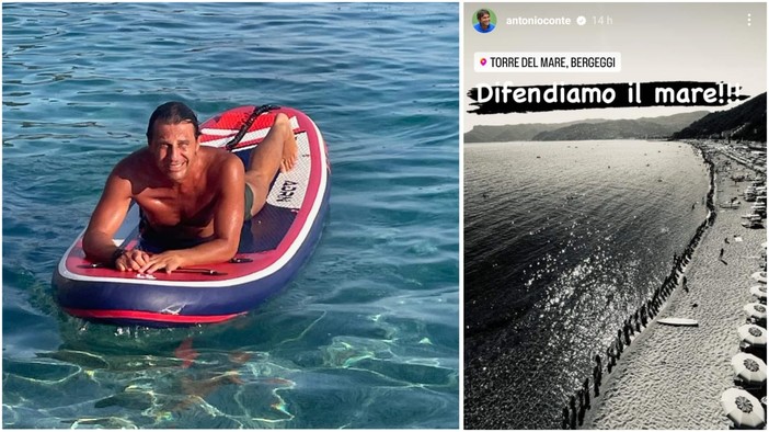 Rigassificatore, anche Antonio Conte al fianco della protesta: "Difendiamo il mare" Rigassificatore, anche Antonio Conte al fianco della protesta: "Difendiamo il mare"