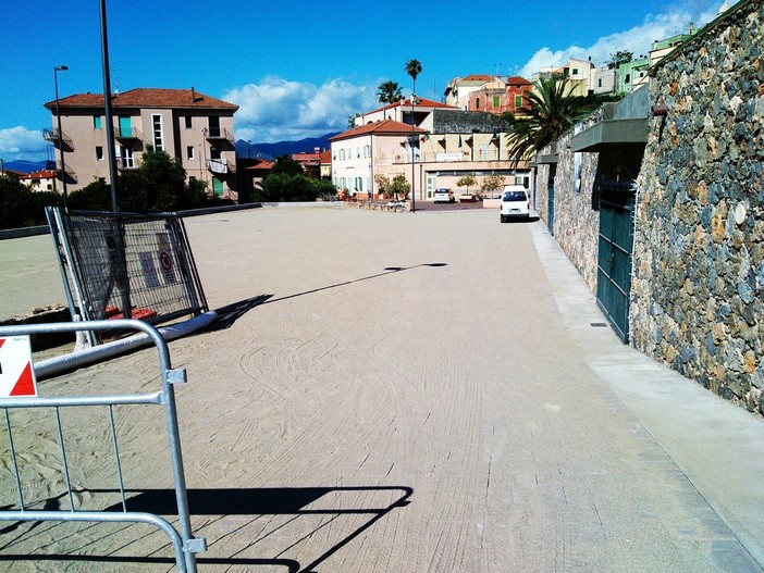 Borgio Verezzi: ultimati i lavori al parcheggio del comune e nel parco giochi di fronte