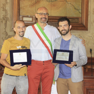 Ad Andrea Principato e Riccardo Negro il premio "Una Vita per Finale": "Avete trasformato l'outdoor da passione a economia"