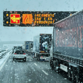 Neve e pioggia, incidenti e code tra Cuneo e Savona. La situazione sull’A6 in tempo reale (VIDEO)