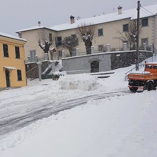 Allerta meteo in Val Bormida, nella notte temperature sotto zero. A Bormida 70 cm di neve sulle alture