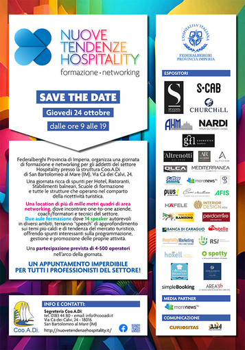 Conto alla rovescia per l'evento "Nuove tendenze hospitality"