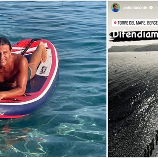 Rigassificatore, anche Antonio Conte al fianco della protesta: "Difendiamo il mare" Rigassificatore, anche Antonio Conte al fianco della protesta: "Difendiamo il mare"