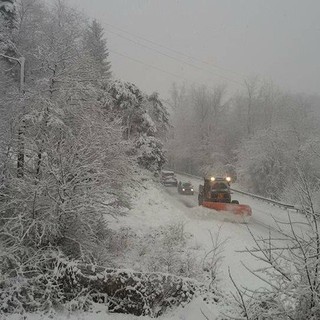 Disagi alla viabilità per la neve: diversi mezzi bloccati a Stella San Giovanni e in località Mezzano