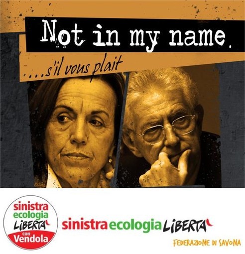 Not in My Name – S’il vous plait Not in My Name – S’il vous plait