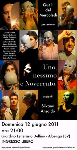 Albenga: "Uno, nessuno e Novecento" il nuovo spettacolo della compagnia teatrale "Quelli del mercoledì" Albenga: "Uno, nessuno e Novecento" il nuovo spettacolo della compagnia teatrale "Quelli del mercoledì"
