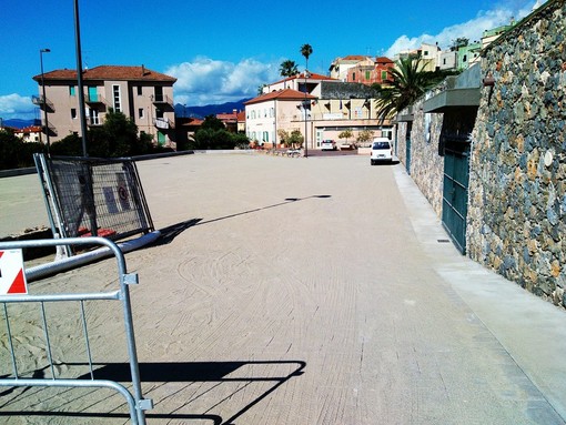 Borgio Verezzi: ultimati i lavori al parcheggio del comune e nel parco giochi di fronte