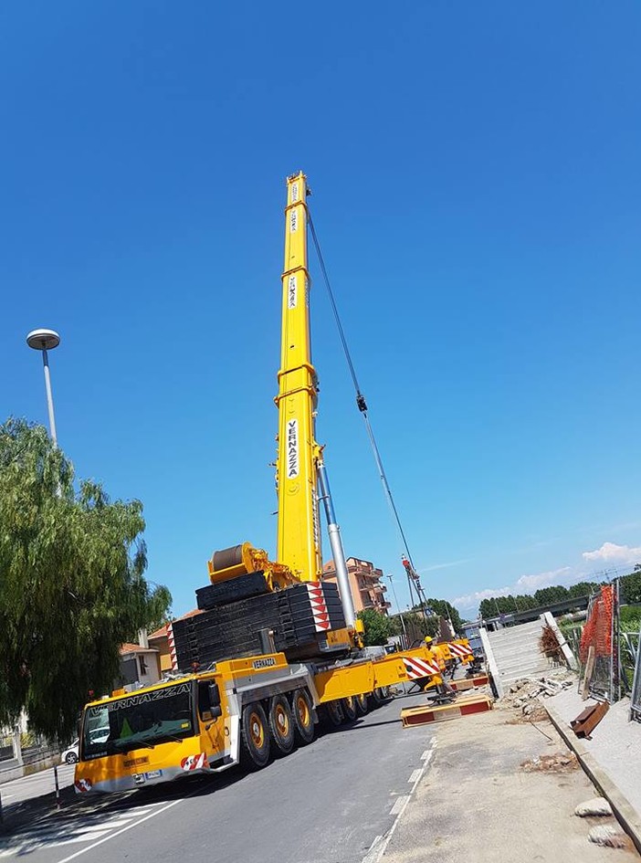 Vado Ligure: al via l'installazione della nuova passerella Vado Ligure: al via l'installazione della nuova passerella