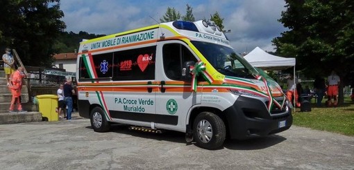 Murialdo, la Croce Verde inaugura una nuova ambulanza per rianimazione (FOTO)