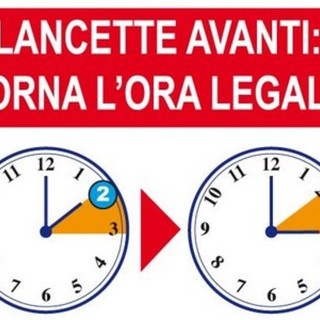 Domenica ritorna l'ora legale: lancette avanti un'ora