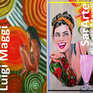 Luigi e Sara Maggi espongono a Finalborgo