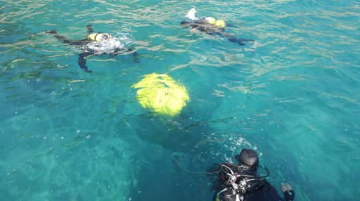 Ordigno bellico in mare ad Andora: oggi è stato fatto brillare