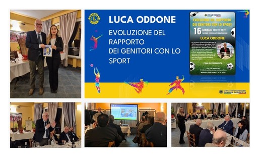 "L'evoluzione del rapporto dei genitori con lo sport": il Lions Club Savona Torretta incontra l'ex calciatore e allenatore Luca Oddone