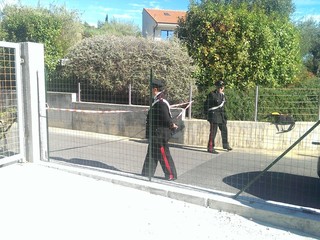 Immagini dal luogo dell'omicidio