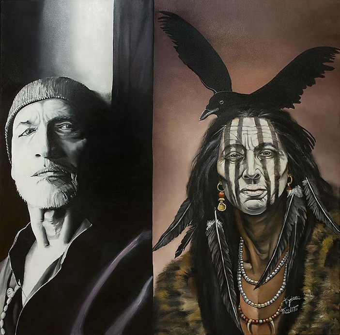 Nella foto, l'opera "La pienezza dell'essere"