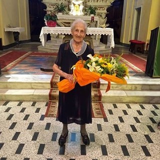 Lutto per la scomparsa di Olga Torselli la più anziana di Andora