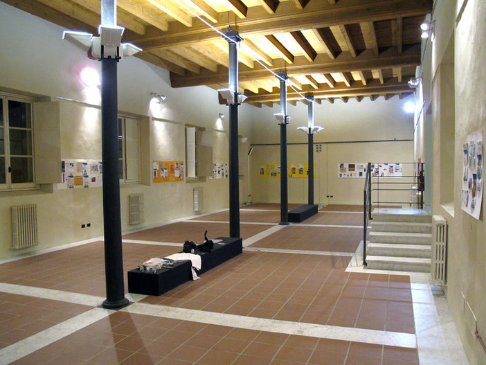 Lo spazio espositivo dell'Oratorio de' Disciplinanti Lo spazio espositivo dell'Oratorio de' Disciplinanti