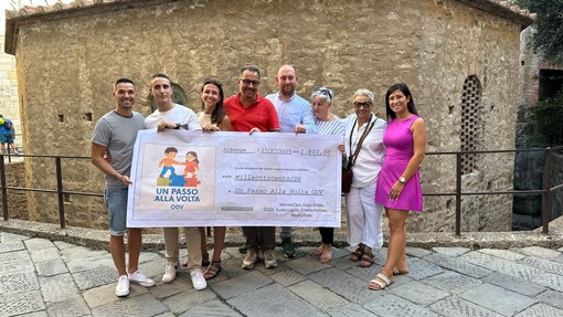 Albenga, i consiglieri di minoranza devolvono l’indennità all’associazione "Un Passo alla Volta"