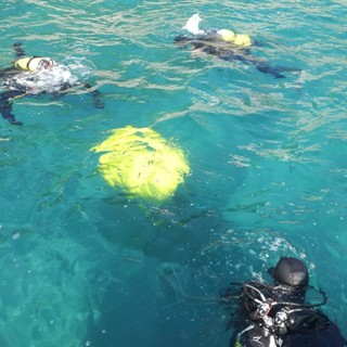 Ordigno bellico in mare ad Andora: oggi è stato fatto brillare