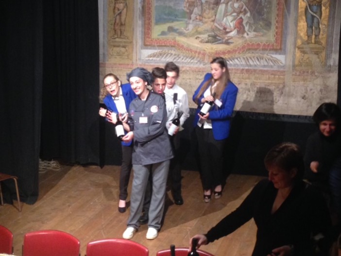 Expo Scuola 2015 dell’Alberghiero di Alassio testimonial dell’Ormeasco etichetta “VALLE SLOW”