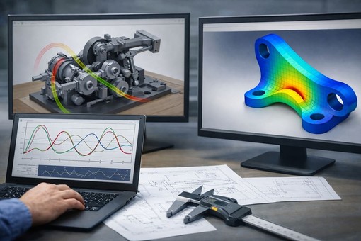 Simulazione dinamica e analisi FEM: guida pratica per il progettista moderno