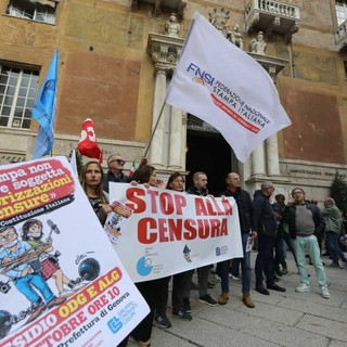Stop alla censura ai giornalisti, a Genova in piazza per l’articolo 21 della Costituzione
