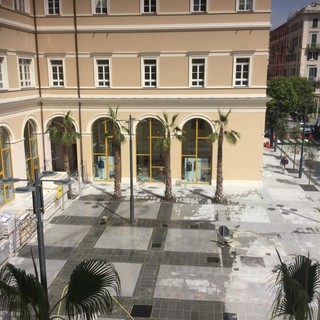 Savona, a dicembre il fine cantiere dell'ex San Paolo, piazza Pertini verrà inaugurata ufficialmente il 16