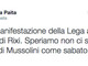 #ElezioniLiguria2015: tweet al vetriolo di Raffaella Paita per l'arrivo di Salvini a Genova &quot;Speriamo non ci siano immagini di Mussolini&quot;