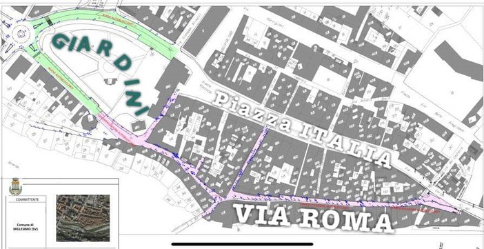 Millesimo, nuova pavimentazione per il centro storico: il sindaco Picalli incontra la Regione (FOTO)