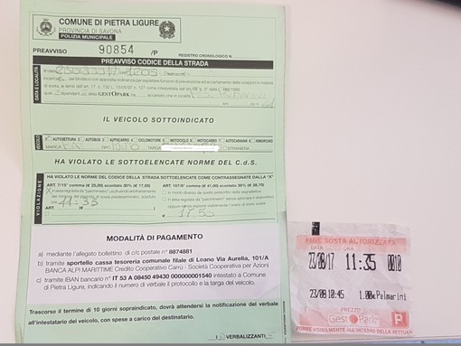 Pietra, viene multato per aver sforato di circa mezz'ora la sosta in un parcheggio blu: la protesta di un cittadino Pietra, viene multato per aver sforato di circa mezz'ora la sosta in un parcheggio blu: la protesta di un cittadino