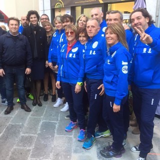 Le foto sono state pubblicate sulla pagina Facebook del  sindaco Ilaria Caprioglio