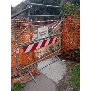 Sistemazione del camminamento, sarà chiuso per due giorni il passaggio pedonale tra via Turati e l'Aurelia